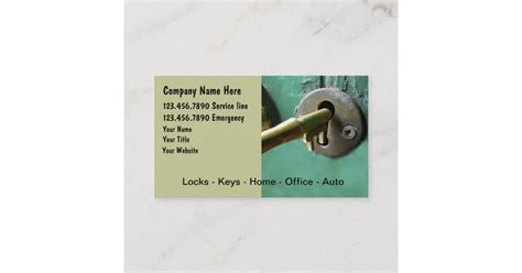 Locksmith Business Cards | Zazzle