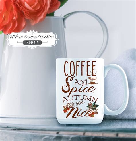 Fall Themed Coffee Mugs, Cute Fall Mugs, Autumn Mug, Thanksgiving Mug, Fall Sayings, Hello Fall ...