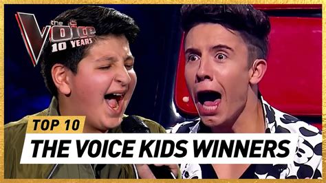 Blind Auditions of the BEST WINNERS in 10 Years The Voice Kids Acordes ...