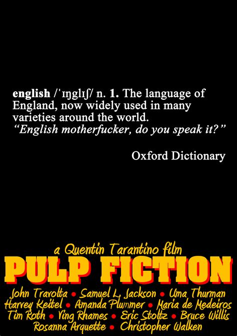 Pulp Fiction - 1994 by CrustyDog on DeviantArt
