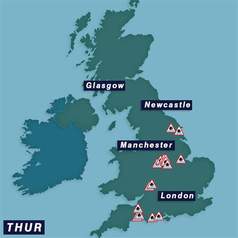 UK weather map shows where Met Office flood warnings are in place | UK ...