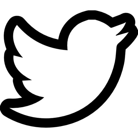 White Twitter Bird Logo - LogoDix