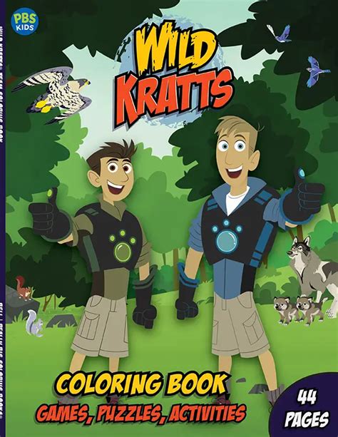 PBS KIDS - Wild Kratts Coloring Book Official