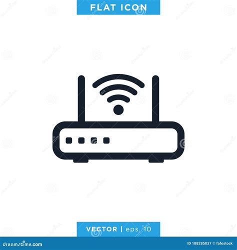 Wifi Router Icon Vector Logo Design Template Stock Vector ...