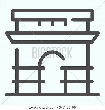 Triumphal Arch Line Vector & Photo (Free Trial) | Bigstock