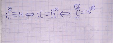 [Solved] Draw the lewis structure or resonance structures(s) for Cyanide ion... | Course Hero