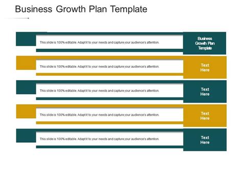 Business Growth Plan Template Ppt Powerpoint Presentation Gallery Deck ...