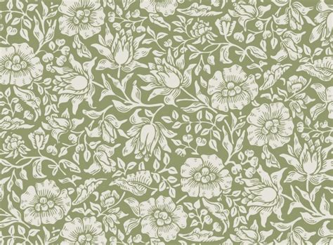 Floral Vintage Wallpaper Pattern Free Stock Photo - Public Domain Pictures