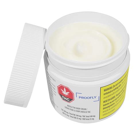 Proofly - Muscle THC Body Cream - Sativa - 100g | DAB Cannabis