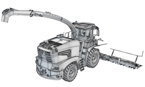 Krone harvester 3D model - TurboSquid 1489619