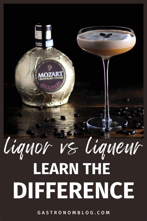 Liquor vs Liqueur: What's the Difference? - Gastronom Cocktails