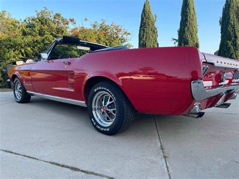 Red 1967 Ford Mustang Convertible For Sale | GuysWithRides.com