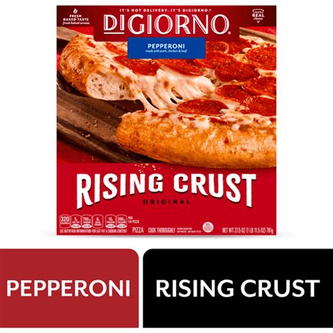 DIGIORNO Frozen Pizza - Frozen Pepperoni Pizza - 27.5 oz Rising Crust ...