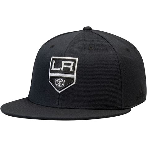 adidas Los Angeles Kings Black Two-Tone Logo Flex Hat