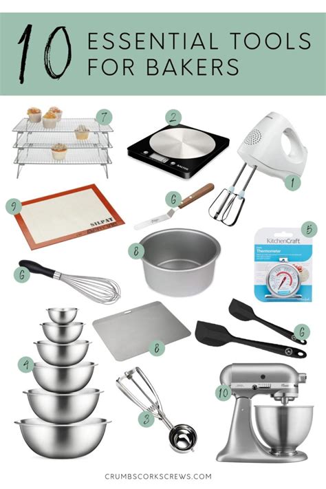 Top 10 Baking Essentials Toolkit - Crumbs and Corkscrews