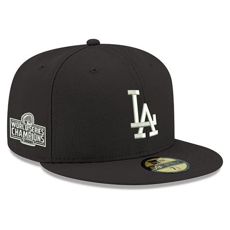 Men's New Era Black Los Angeles Dodgers 2020 World Series Champions ...