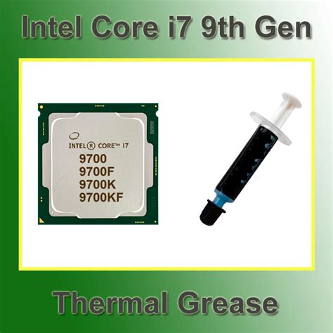 Intel Core I7 9700 With Thermal Grease Processor I7 9700k 9700kf With ...