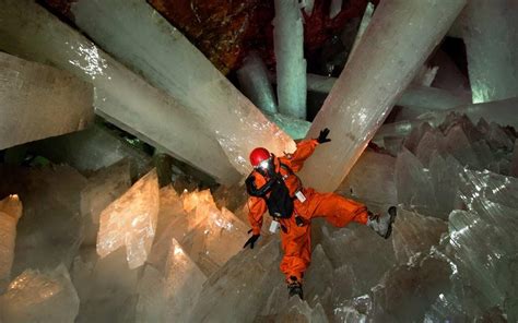 There are caves in Mexico with crystals as big as trees, but you can’t explore the caves for too ...