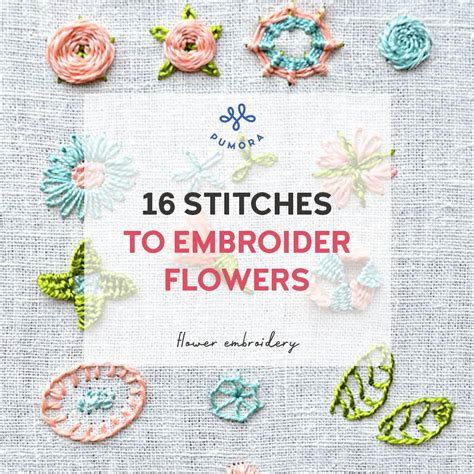 Embroidery Flowers Patterns | Best Flower Site