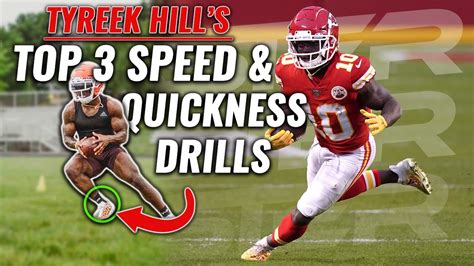 Tyreek Hill's TOP 3 SPEED & QUICKNESS Drills | Full Breakdown - YouTube