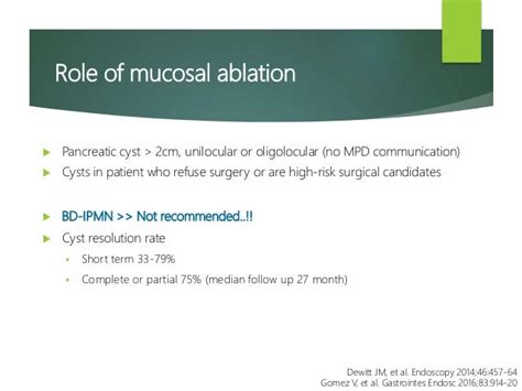 Management of IPMN