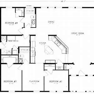 Topmost 40X60 Metal Building Home Floor Plans Most Excellent – New Home ...