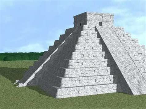 3D Simulation of Equinox Snake Shadow on Kukulcan Pyramid - YouTube