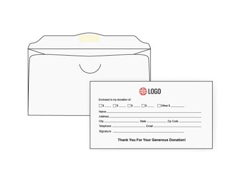 Donation Envelopes | Custom Donation Envelopes for Nonprofits