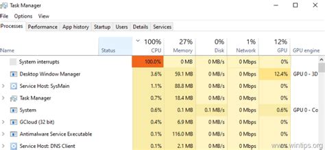 FIX: System Interrupts High CPU Usage on Windows 10. - WinTips.org