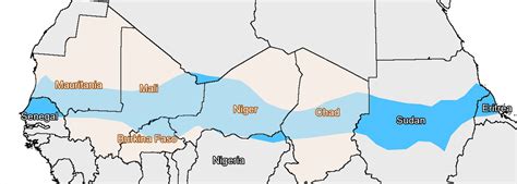 Sahel Desert Map