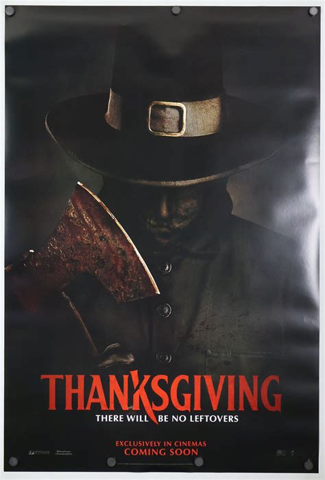 Thanksgiving Original Theatrical Movie Poster 27x40 Advance Blumhouse ...