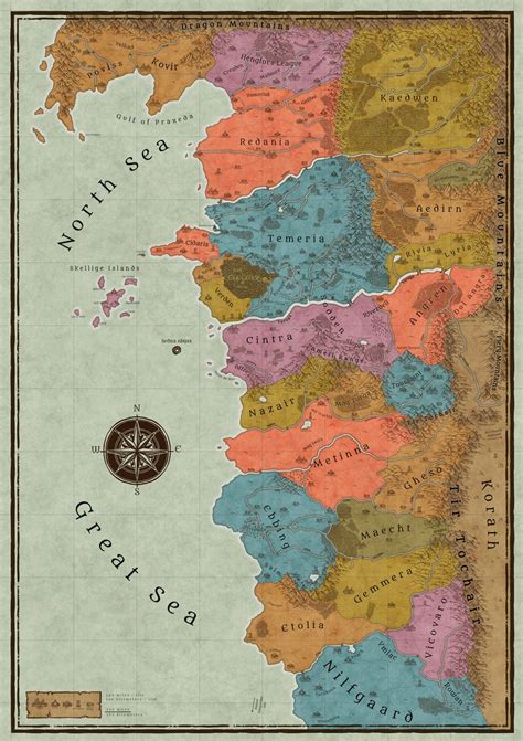 Witcher World Map Nilfgaard - Corene Charlotte