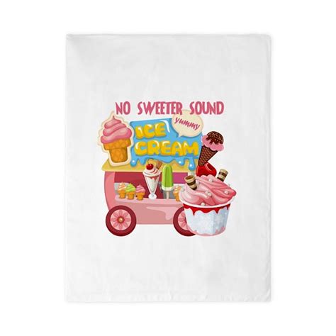 The Ice Cream Truck Twin Duvet by PeacockCards - CafePress