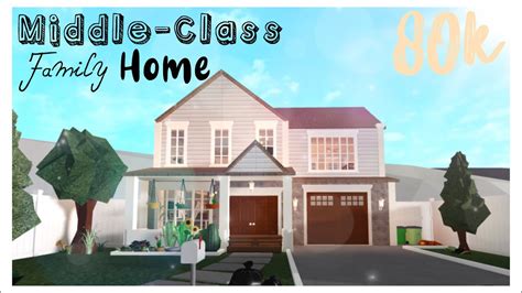 80k Middle-Class Family Home:Bloxburg[SPEEDBUILD] - YouTube