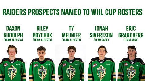 Five Raiders prospects named to 2023 WHL Cup rosters - Prince Albert ...