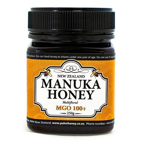 New Zealand 100% Pure Manuka Honey MGO 100+ 250g (8.8oz) - Walmart.com - Walmart.com