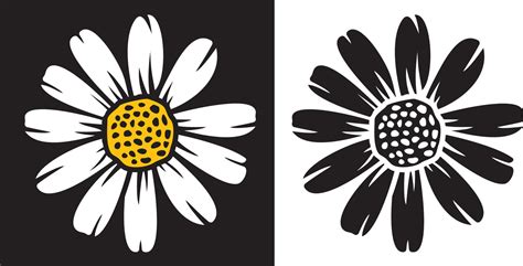 Daisy flower vector 4734153 Vector Art at Vecteezy