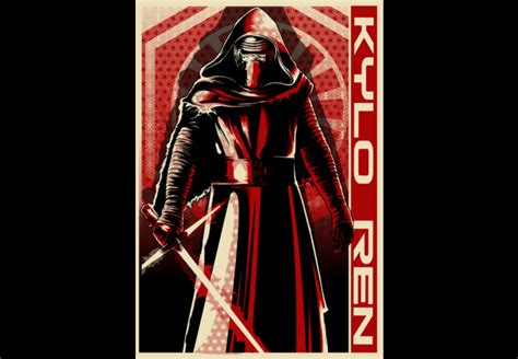 The Force Awakens Kylo Ren Poster T-Shirt - The Shirt List