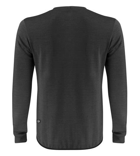 Men's High-Performance Merino Wool Blend Long Sleeve Base Layer