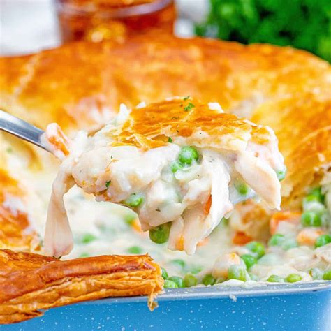 Puff Pastry Chicken Pot Pie - The Country Cook