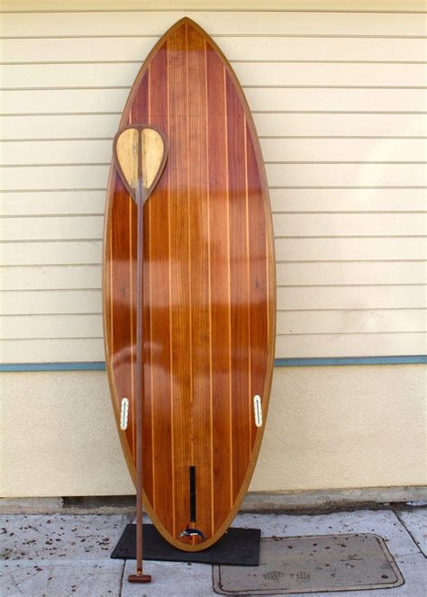 Redwood Paddle Board 8'4" | Wooden surfboard, Wood surfboard, Surfboard