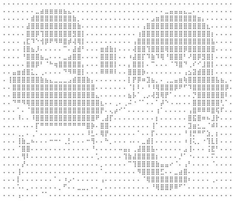 Anime Dot Arts Copy and Paste | 2021 Guide On How To Make Them? | Ascii art, Dots art, Text art