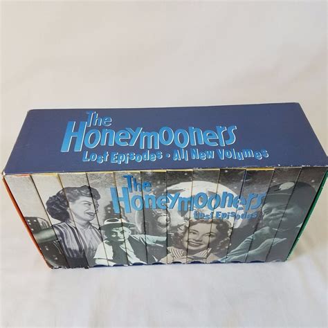 The Honeymooners Lost Episodes 12 VHS Comedies Jackie Gleason Boxed Set | Lost episodes, Jackie ...