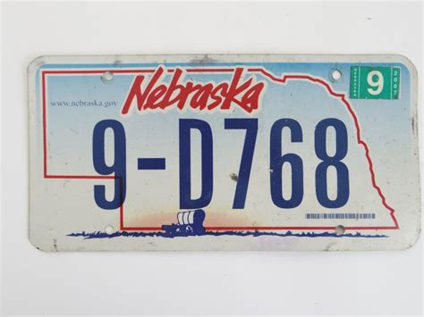 Nebraska License Plate | License plate, Nebraska, License plate crafts