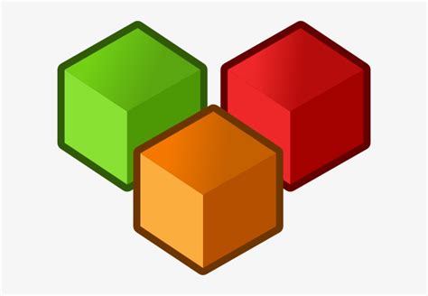 Cubes, Three, Objects, Red, Orange - Cubes Clipart Transparent PNG - 418x340 - Free Download on ...