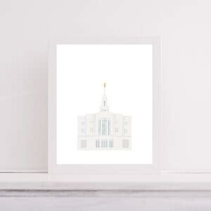 Payson Temple LDS Temple Temple Art Digital Download Mormon Temple ...