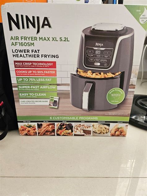 Ninja airfryer max xl 5.2L, TV & Home Appliances, Kitchen Appliances ...