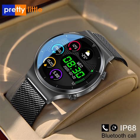 Bluetooth Call Smart Watch Men S-600 IP68 Waterproof Full Touch Screen Sports Fitness Smartwatch ...