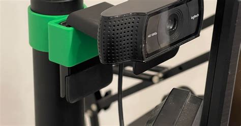 C920 Logitech webcam holder for monitor stand by Makerhacks | Download free STL model ...