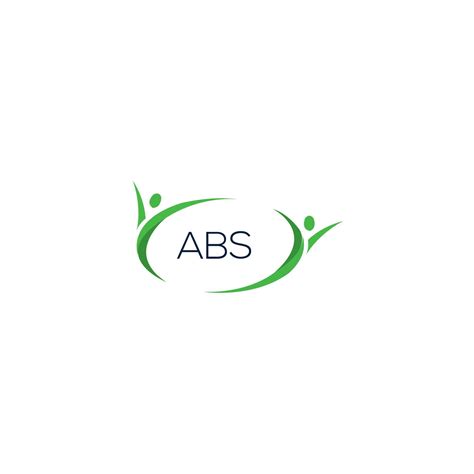 ABS letter logo design on WHITE background. ABS creative initials letter logo concept. ABS ...